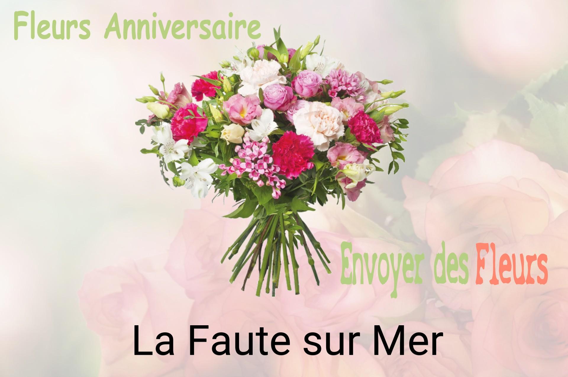 Bouquet de fleurs d’anniversaire livré à La Faute-sur-Mer