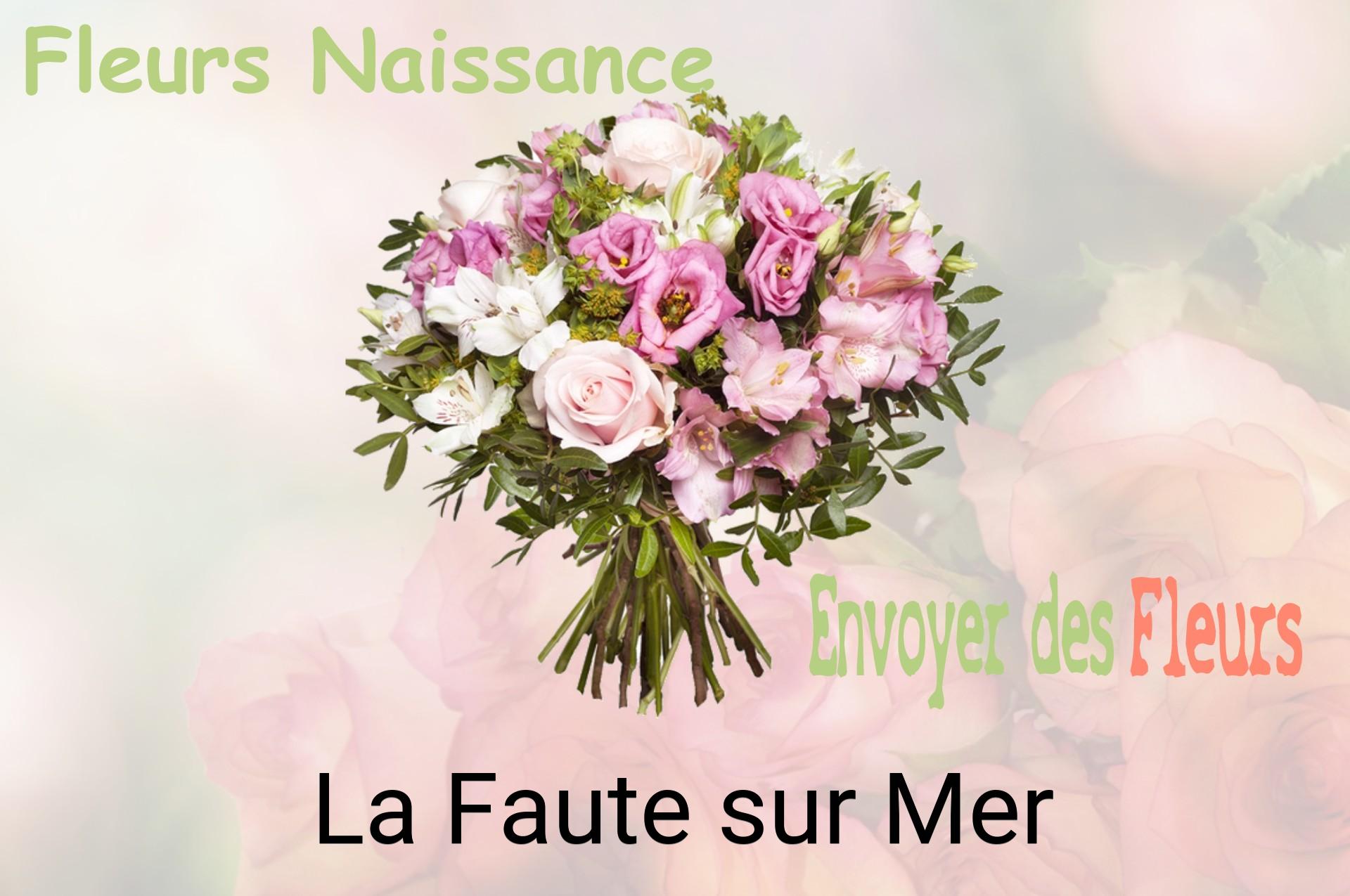 Bouquet de fleurs de naissance livré à La Faute-sur-Mer